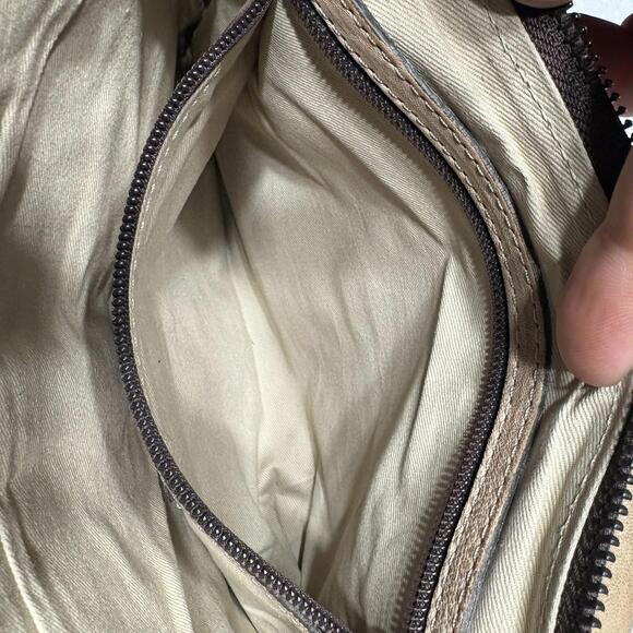 Maxon Collection Purse  Tan  Leather Crossbody Made in  Italy Classic - Picture 11 of 16